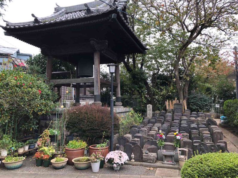 Ruta por yanaka, la antigua tokio - ruta yanaka templo Templo en ruta de yanaka en tokio