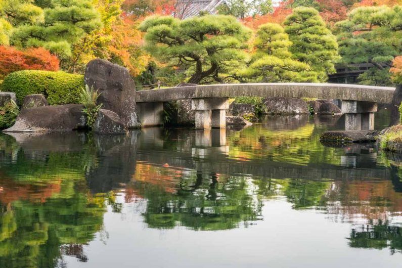 Los jardines koko-en de himeji, los nueve jardines tradicionales japoneses en uno - jardines koko en 1 Jardines koko-en de himeji