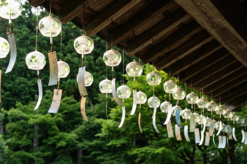 Nyoirin-ji: el templo de las ranas en fukuoka - furin festival summer in kyushu nyoirin ji wind chimes Furin festival, summer in kyushu, nyoirin-ji wind chimes