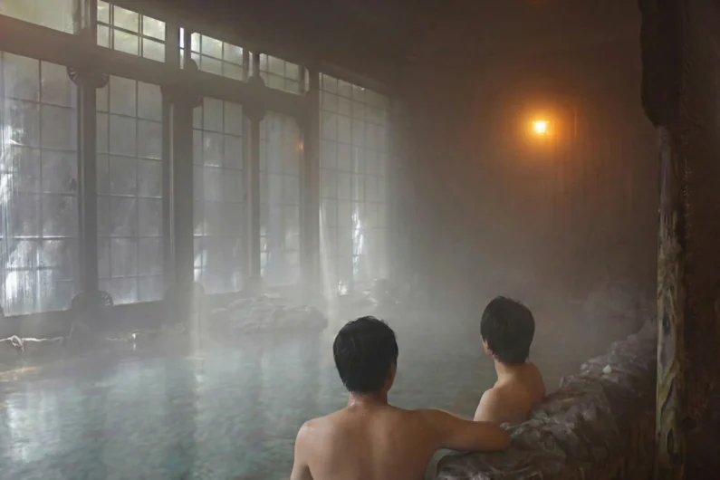 Futsukaichi onsen: nuestra experiencia en el baño más antiguo de fukuoka - futsukaichi onsen interior onsen Futsukaichi onsen - interior onsen
