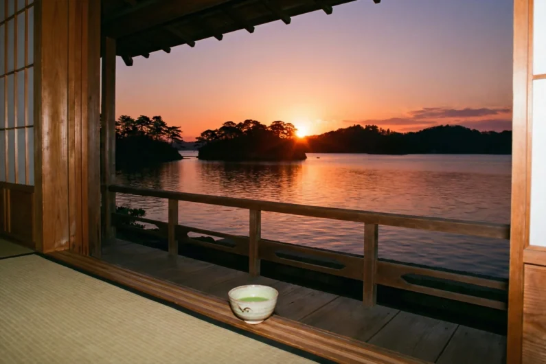 Guía de la bahía de matsushima: qué ver y cuándo ir - pabellon de te kanrantei Pabellón de té kanrantei