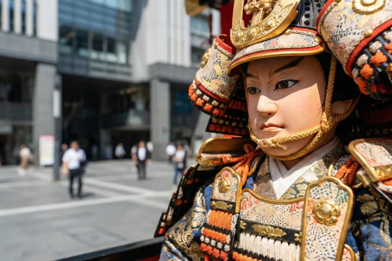 Festival hakata gion yamakasa en fukuoka - detalle decoracion kazariyamakasa hakata artesania Detalle-decoracion-kazariyamakasa-hakata-artesania