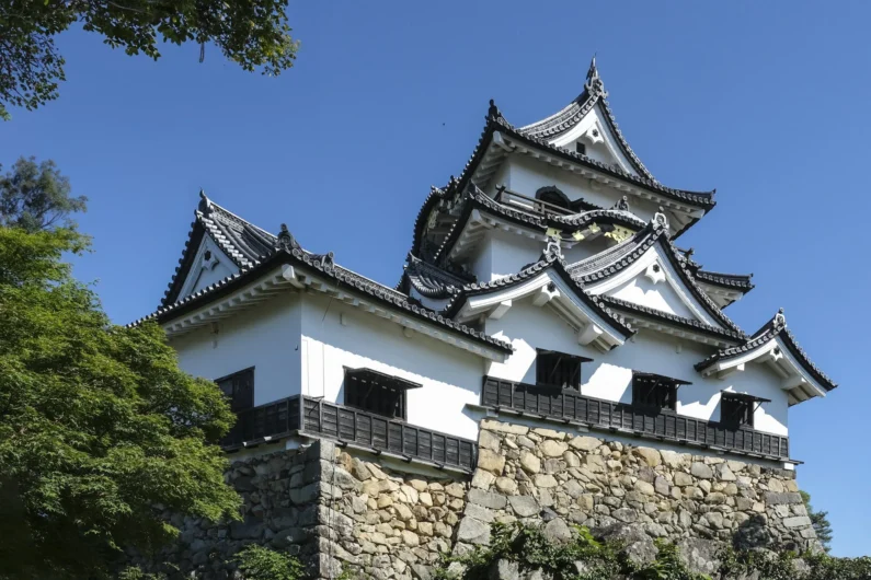 Ruta por los 5 castillos de japón que sobrevivieron el paso del tiempo - hikone castillo Vista del castillo de hikone uno de los pocos que conserva su torre original entre los tesoros nacionales y castillos de japón