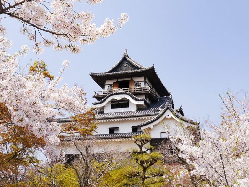 Ruta por los 5 castillos de japón que sobrevivieron el paso del tiempo - inuyama castle Perfil del castillo de inuyama situado sobre el río kiso siendo uno de los edificios más antiguos de la lista de castillos de japón