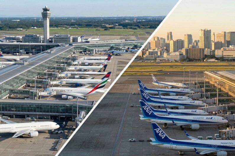 Narita vs haneda: el mejor aeropuerto para volar a tokio en 2026 - comparacion aeropuertos tokio narita vs haneda 2026 Los dos aeropuertos de tokio: narita con su escala internacional y haneda con su conveniencia urbana integrada con ana