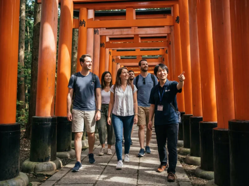 Itinerario japón auténtico: guía completa de 11 días - guia japon espanol inmersion cultural fushimi inari Contar con una guía japón español permite conectar con la historia mística de los miles de torii en kioto