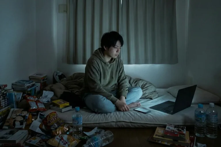 ¿qué es un hikikomori? El impactante secreto del aislamiento social que sacude al japón - hikikomori definicion aislamiento social japon Un joven adulto en aislamiento prolongado en tokio en 2026, capturando la esencia física y psicológica del fenómeno hikikomori