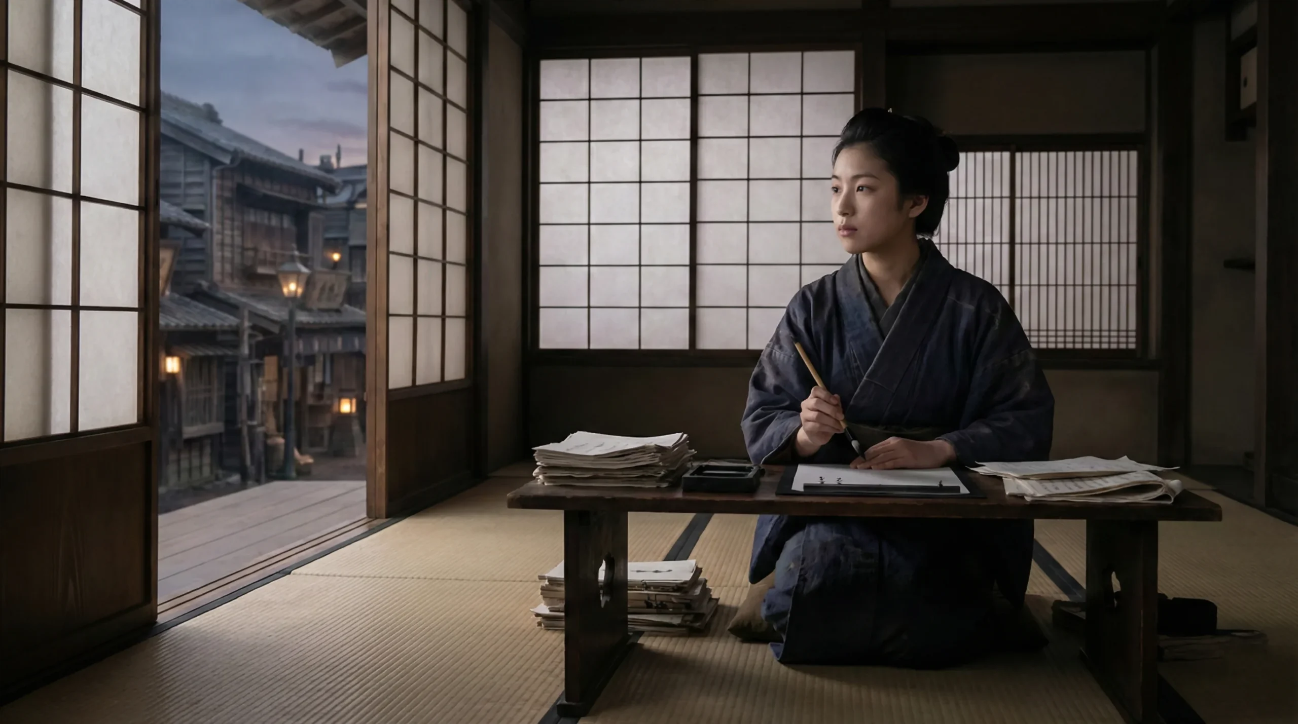 Ichiyo higuchi: la voz literaria del japón meiji y el billete de 5. 000 yenes - ichiyo higuchi escritora meiji tokio literatura japonesa scaled Ichiyo higuchi, la voz literaria que capturó la esencia del cambio hacia la modernidad en el japón del siglo xix