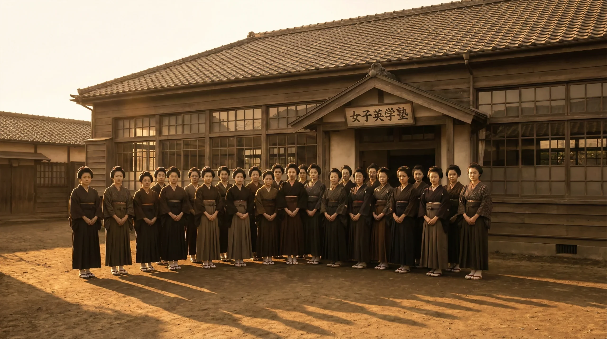 Tsuda umeko la pionera que revolucionó la educación femenina en japón - joshi eigaku juku universidad tsuda historia scaled Fachada original del joshi eigaku juku (女子英学塾), el instituto que desafió al machismo burocrático de la época