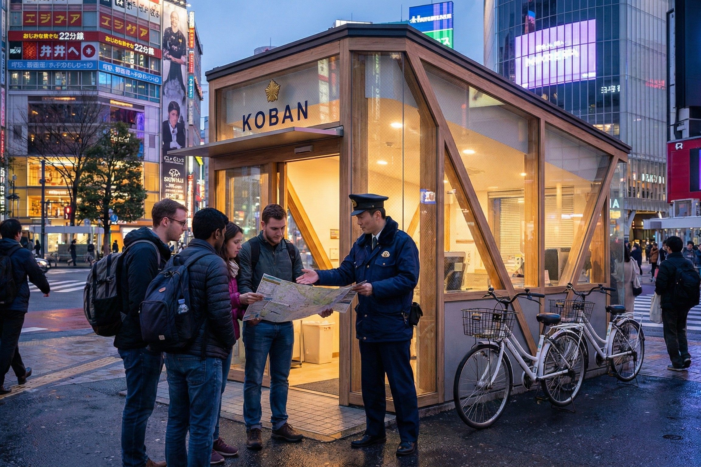 Servicios de emergencia en japón: qué hacer si necesitas un médico o policía - koban tokio policia japon seguridad barrio portada El koban funciona como un faro de seguridad y ayuda en el corazón de las metrópolis japonesas