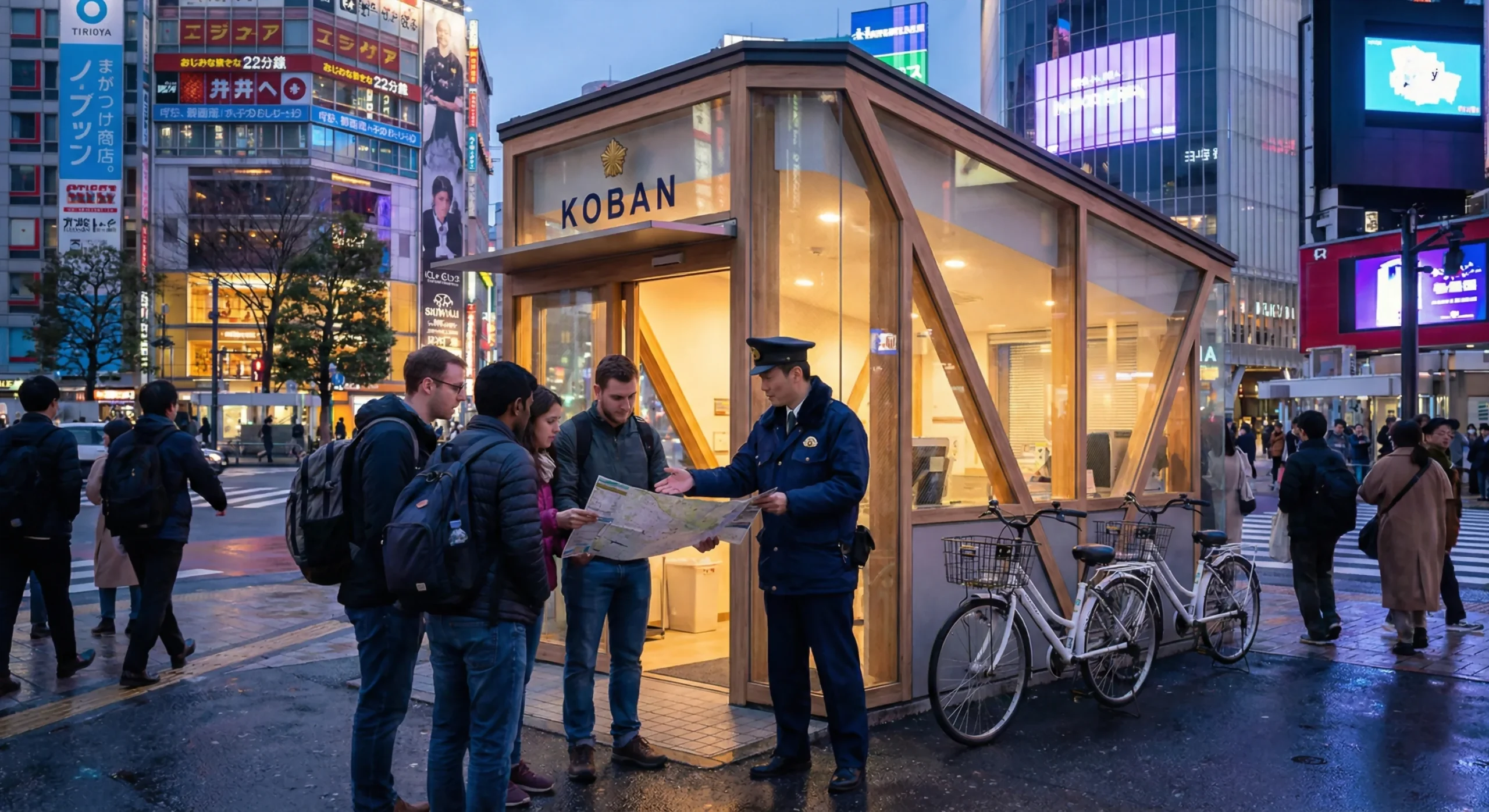 Guía de los koban y la seguridad en las calles de japón - koban tokio policia japon seguridad barrio scaled El koban funciona como un faro de seguridad y ayuda en el corazón de las metrópolis japonesas