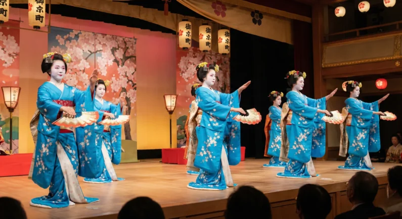 Mitos y realidades de las geishas en japón y dónde encontrarlas 2026 - miyako odori festival danza maiko kyoto El miyako odori es la oportunidad perfecta para admirar la danza de las maikos en el majestuoso escenario del teatro kaburenjo