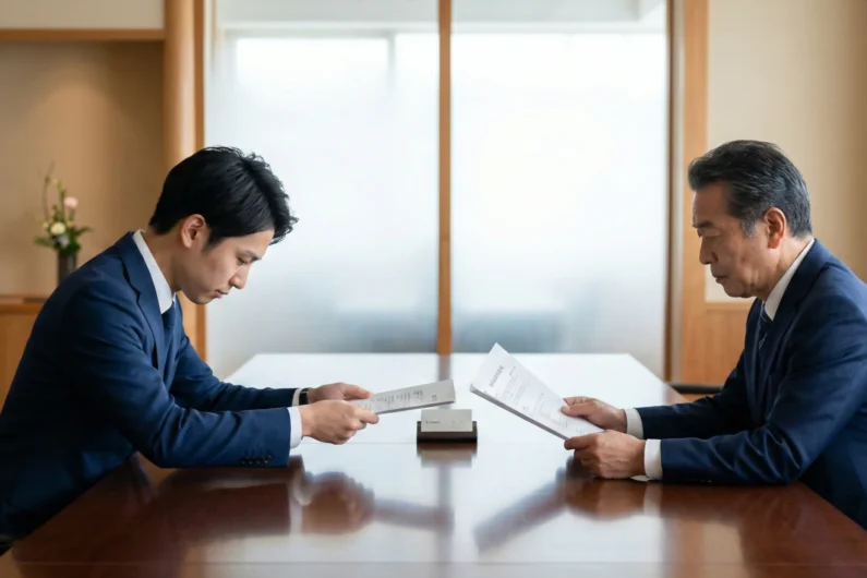Guía de honoríficos japoneses en el trabajo y diferencias entre -san -sama -dono y -kun - ojigi reunion negocios japones respeto sama Ojigi en una reunión de negocios en el japón