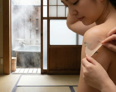 Cómo visitar un onsen en japón si tienes tatuajes: guía definitiva "tattoo friendly" - parches cubretatuajes tattoo covers onsen japon Los modernos parches cubretatuajes permiten disfrutar de onsens tradicionales gracias a su resistencia al agua termal y discreción