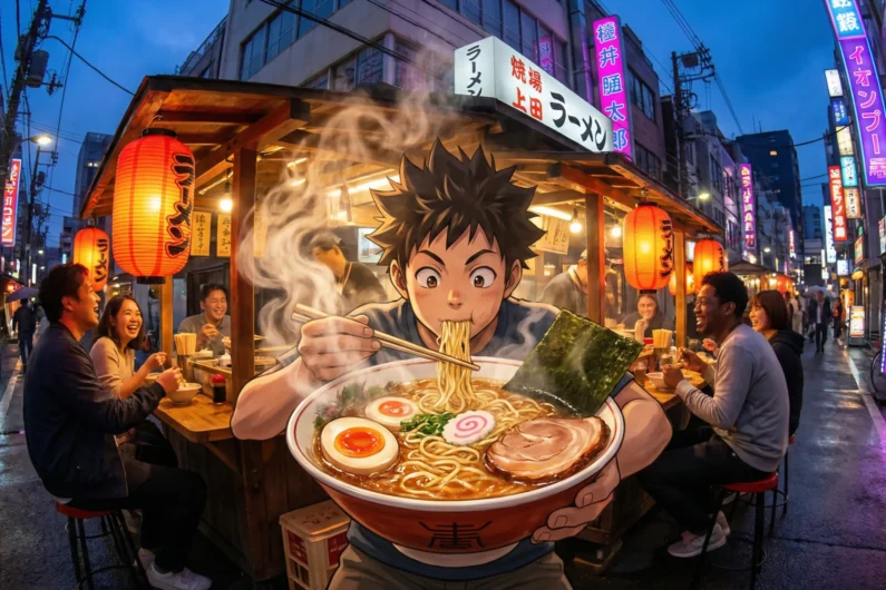 ¿por qué los personajes de anime siempre comen ramen? - ramen anime cultura pop japonesa portada El ramen trasciende la cocina para convertirse en el símbolo definitivo de hogar y resiliencia en la cultura pop y el anime