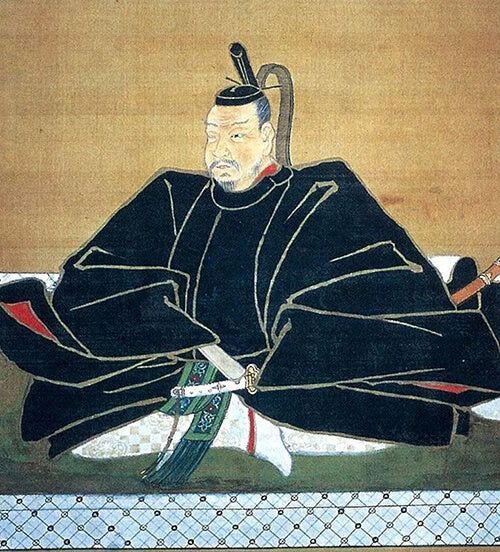 Retrato antiguo de date masamune, el legendario dokuganryū del periodo sengoku y fundador de la ciudad de sendai