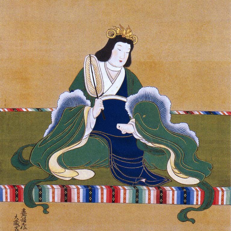 La emperatriz suiko y las claves del despertar histórico de japón - retrato emperatriz suiko original Retrato de la emperatriz suiko