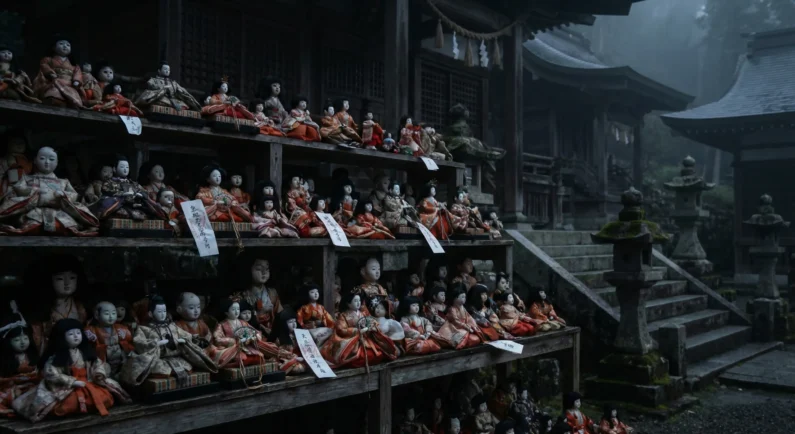 Los 5 templos más embrujados de japón: guía de turismo oscuro - santuario awashima munecas wakayama terror japon 2026 El inquietante santuario awashima en wakayama, donde miles de muñecas tradicionales esperan su funeral ritual para liberar sus almas en el japón