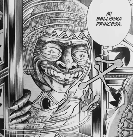 5 autores de manga de terror más perturbadores que junji ito - kanako inuki manga terror shojo psicologico Tomo de manga clásico abierto sostenido por unas manos, mostrando páginas impresas en tonos sepia y morado con caras de personajes gritando.