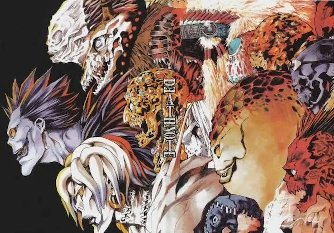 La mitología detrás del shinigami en el anime ¿existen los dioses de la muerte en japón? - shinigami death note 1 Los shinigami en en anime death note son representaciones con rasgos humanos lejos del concepto de parca occidental